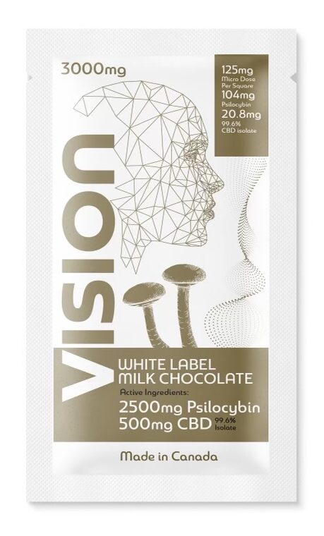 Vision Edibles White Label Milk Chocolate